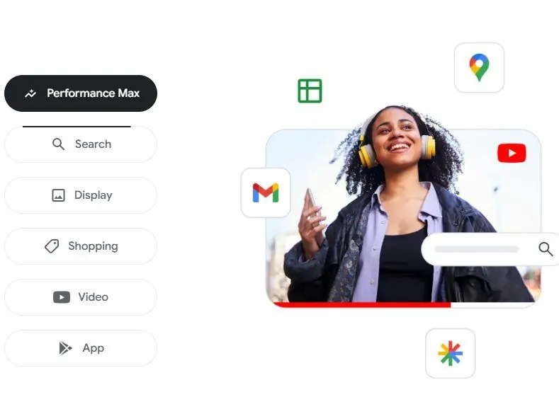 Tipos de campañas de Google Ads que manejamos